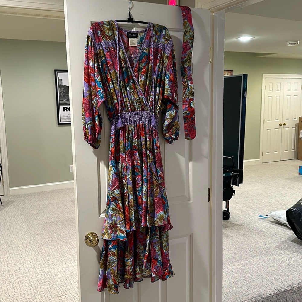 Diane Freis polyester georgette dress